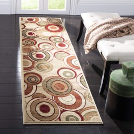 SAFAVIEH Lyndhurst Collection LNH225B Mid-Century Modern Non-Shedding Living Room Entryway Foyer Hallway Bedroom Runner, 2'3" x 6' , Black / Multi