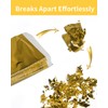 Luckymica Gold Leaf Sheets, 100 Sheets Gold Foil, 14 x
