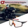 X AUTOHAUX Motorcycle Riding Goggles Anti-glare Tri-Acetyl Cellulos UV400 Cycling