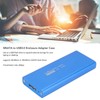 MSATA to USB3.0 Enclosure Adapter Case 6Gbps Blue MSATA SSD