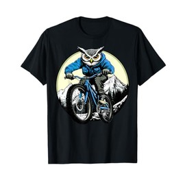 Owl Mountain Biker T-Shirt