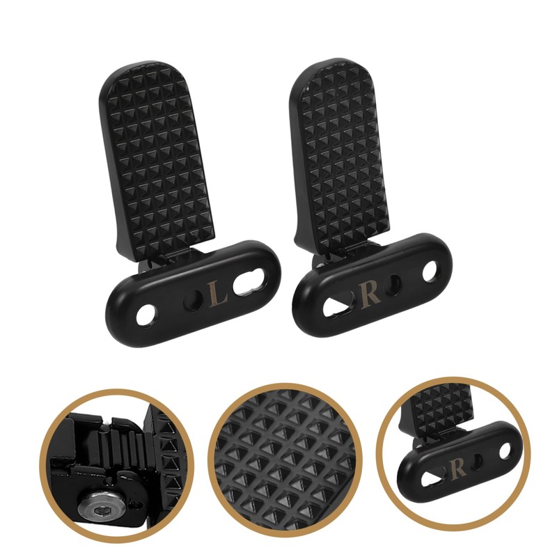 CHILDWEET Electric Moped Foot Peg Replacement 43-51mm Spacing Folding Pedal