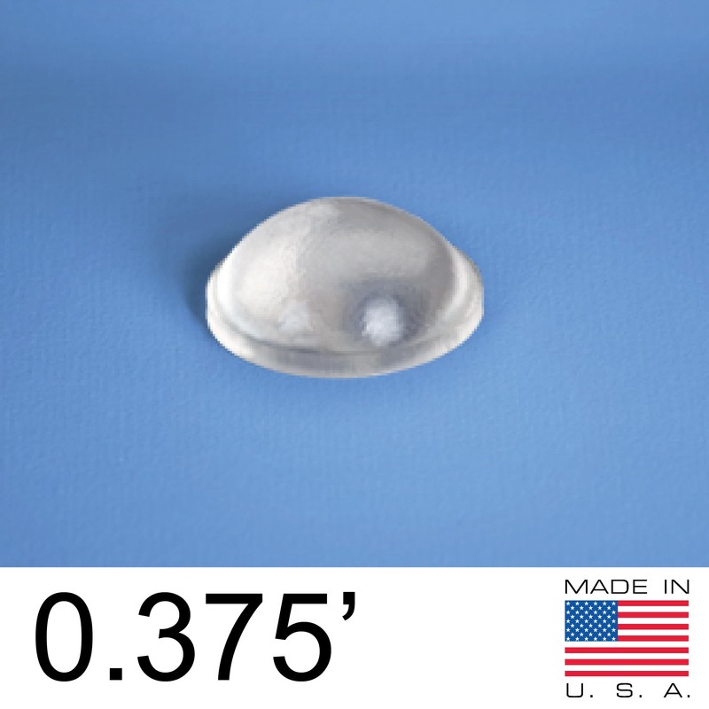 Clear Soft Close Drawer Cabinet Door Bumpers - 9.5mm x