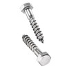 TA-VIGOR 10Pcs Coach Screws, M8 x 40mm Hex Head Lag
