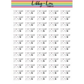 Sleep In Planner Stickers | Libby and Lou Sticker Co