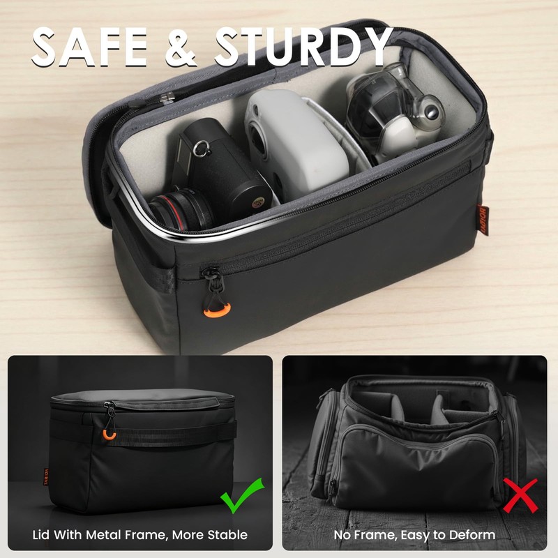 TARION Padded Camera Insert Bag Protective Framed DSLR Inner Case