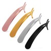Minkissy Professional Eyelash Tweezers Applicator Metal Lash Tweezers Clips for