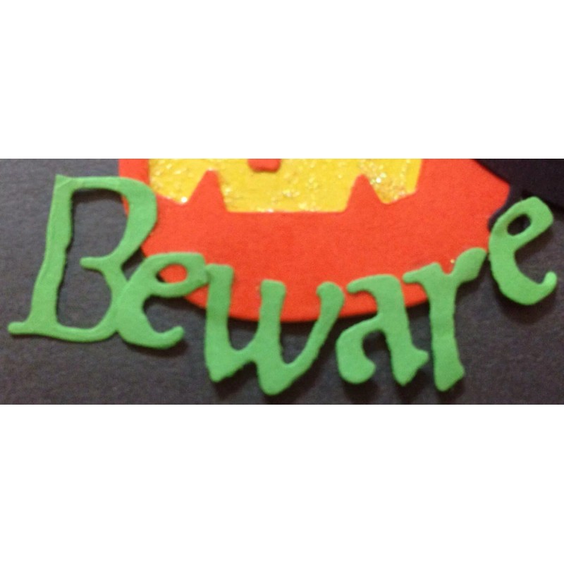 Handmade Die-Cuts JACK-O-LANTERN Mix(24pc)Hallo