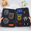 4 in 1 Tactical Military Patch Collecting Albums,4 Sheet Double