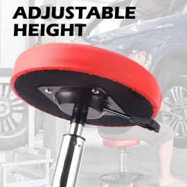 PowerSmart Rolling Mechanics Seat, 300 LBS Capacity Heavy-Duty Garage Stool