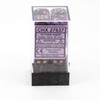 DND Dice Set-Chessex D&D Dice-16mm Vortex Purple and Gold Plastic