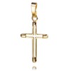 JEVELION Cross Pendant Cross in Cross with Curb Chain for