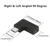 GELRHONR 90 Degree USB C to Micro USB Adapter Right
