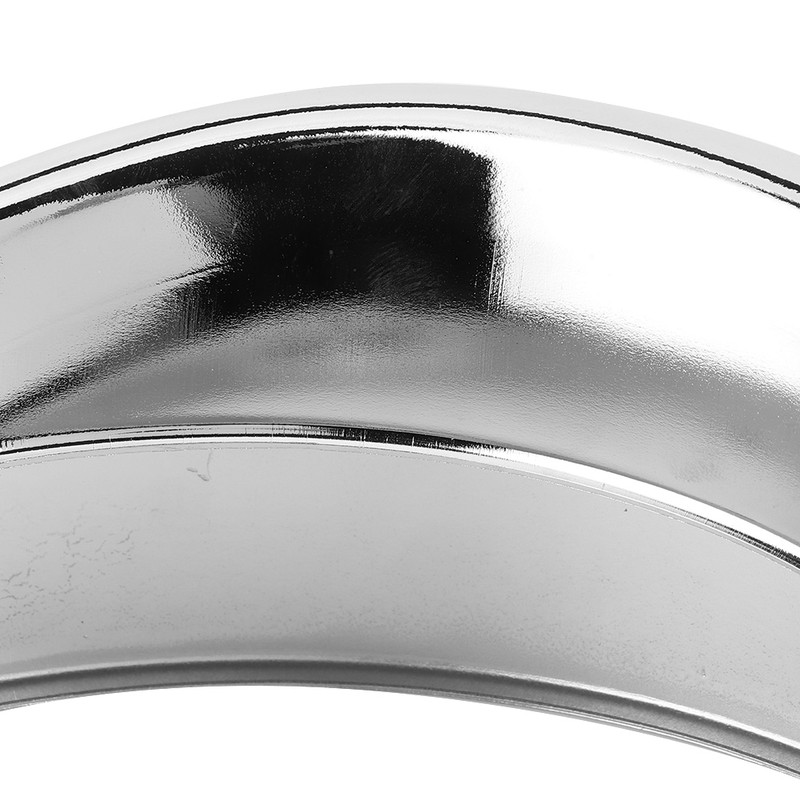 7in Silver Headlight Trim Ring Motorcycle Light for Touring Road
