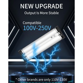 LUCKY HERP T5 Reptile Light Fixture Combo Kit 8W, 30% UVA+10% UVB Light Reptile Kit(Up to 200%), 100-250V UVA UVB Reptile Light for Amphibian, Tortoise, Lizard, Bearded Dragon