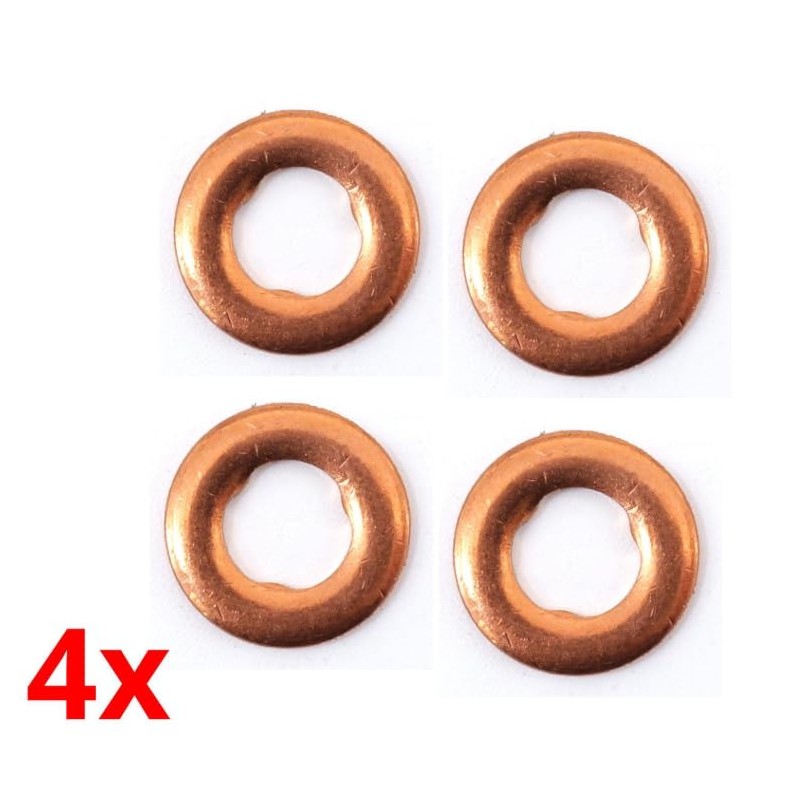 appRUN 4x Diesel Injector Copper Washers For MERCEDES CLK CLS
