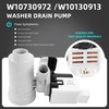 AMI PARTS wpw10730972 W10130913 Washer Drain Pump Assembly Compatible with