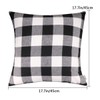 4 Pack Plaids Throw Pillow Case,Soft Cotton Canvas Pillow Covers