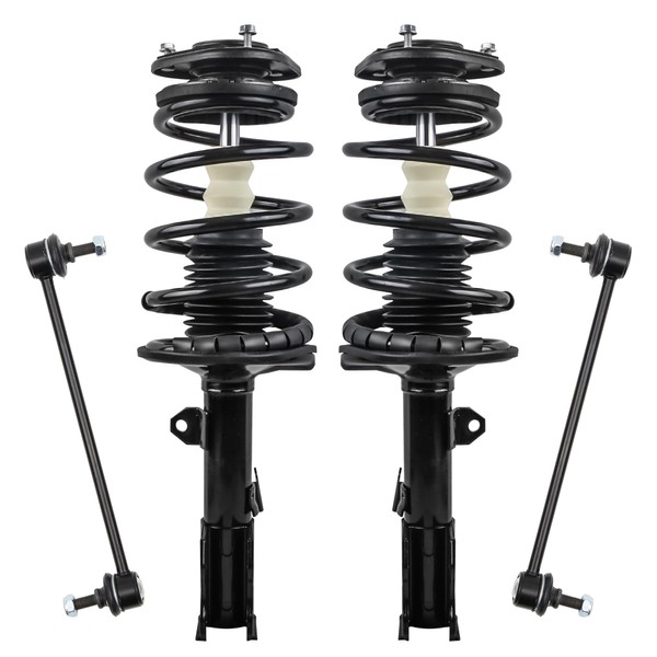 KUIPERAUTO Front Struts Assembly Sway Bars Links Compatible for 2004-2009