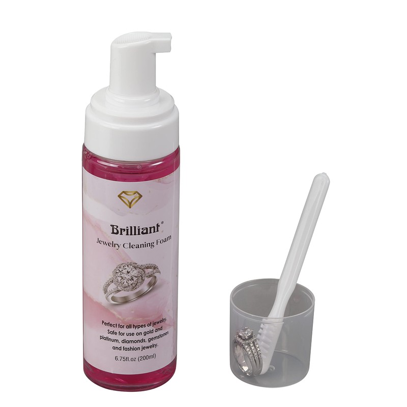 Brilliant Cleaning Foam Jewelry Cleaner, Pink
