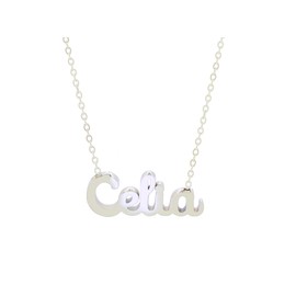 Damen-Halskette mit Namen, Edelstahl, mit Original-Geschenkbox, personalisierter Schmuck für Freunde, Brautpaar Only Faith, standard, Edelstahl, Nicht zutreffend.