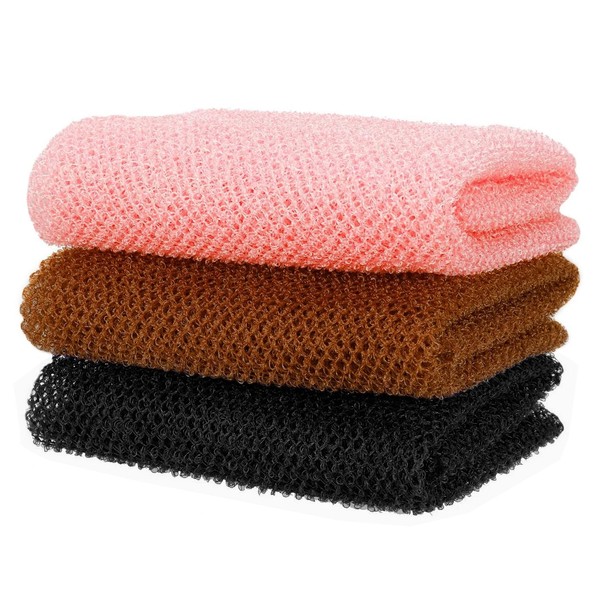 3 Pcs African Net Sponge, African Net Long Bath Net