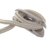 Boat Dock Lines Double Braided Marine-Grade White/Gold Nylon Dock Lines
