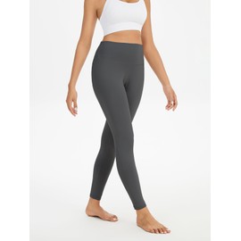 Orrfreer 4 Pack Fleece Lined Leggings Women Thermal Warm Winter Tights High Waisted Yoga Pants Cold Weather Base Layer Dark Grey/Grey/Green/Pink XL