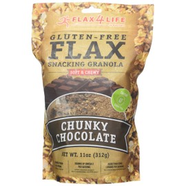 Flax4Life Gluten Free Flax Chunky Chocolate Snacking Granola 11 oz
