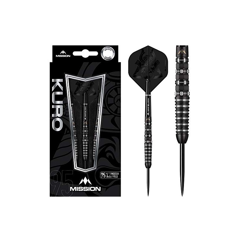 MISSION DARTS Kuro M3 Steel 0.8 oz (22 g)