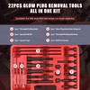 Glow Plug Removal Tool Kit - 22PCS Glow Plug Electrodes
