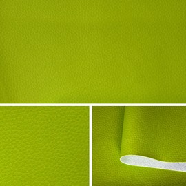 Faux Leather PVC Furniture Seat Cover Sold by the Metre Upholstery T073 15 Apple Green