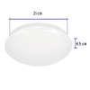 Volteck Lait PLA-100L, Luminario de LED de sobreponer tipo plafón,