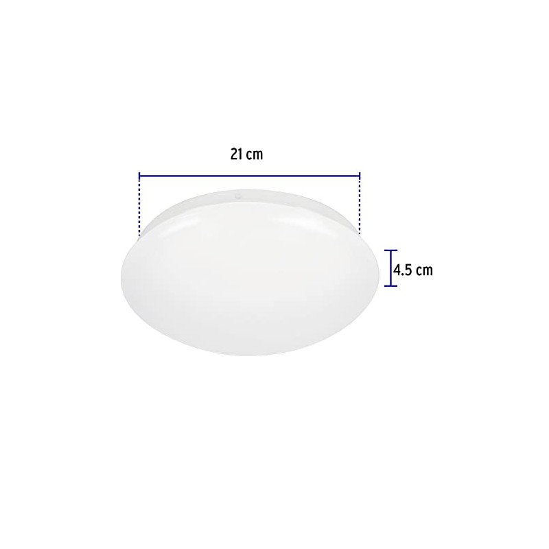 Volteck Lait PLA-100L, Luminario de LED de sobreponer tipo plafón,
