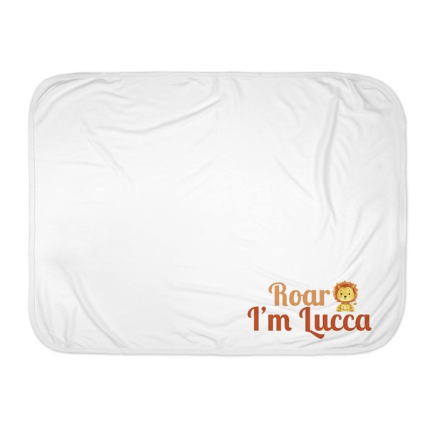 New Baby Boy's Printed King of the Jungle Lion Personalized