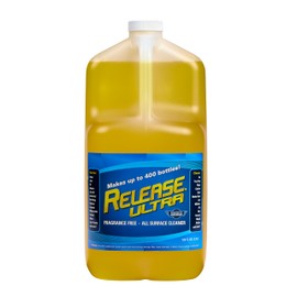 Release Ultra Concentrate All Surface Cleaner & Degreaser, Fragrance Free, No Rinse, Ultra Concentrated, 1 Gallon Makes 80 32 oz bottles