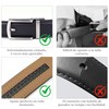 ZESTPIE 2 Piezas Cinturones Hombre Alta Calidad Automático de Hebilla