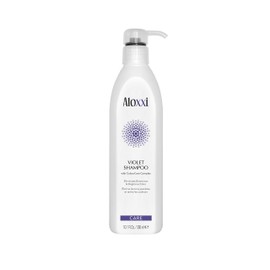 ALOXXI Violet Shampoo - Purple Shampoo for Blonde Hair - Instantly Brightens & Washes Away Brassy Yellow Tones on Blonde, White & Grey Hair - Paraben Free & Sulfate Free, 10.1 Fl Oz