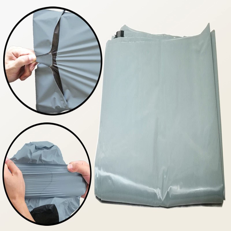 5 Extra Large Grey Mailing Bags Polythene Self Seal 43.5"