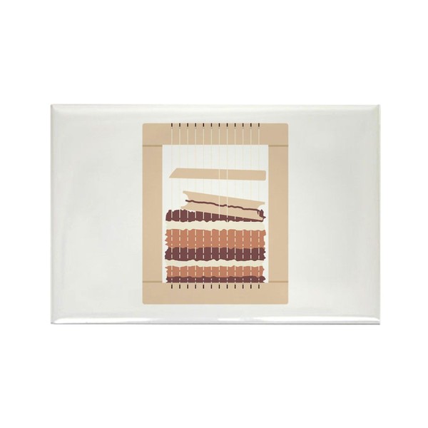 CafePress Hand Loom Weaving Magnets Rectangle Magnet (100 pack)
