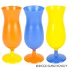 8 Inch Plastic Neon Hurcane Glasses One Dozen