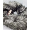 Merona Grey Faux Fur Snood, One Size - Cozy Elegance