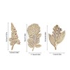Floral Stamps,Wooden Seal Stamps - Retro Plant Floral Seal, Clear
