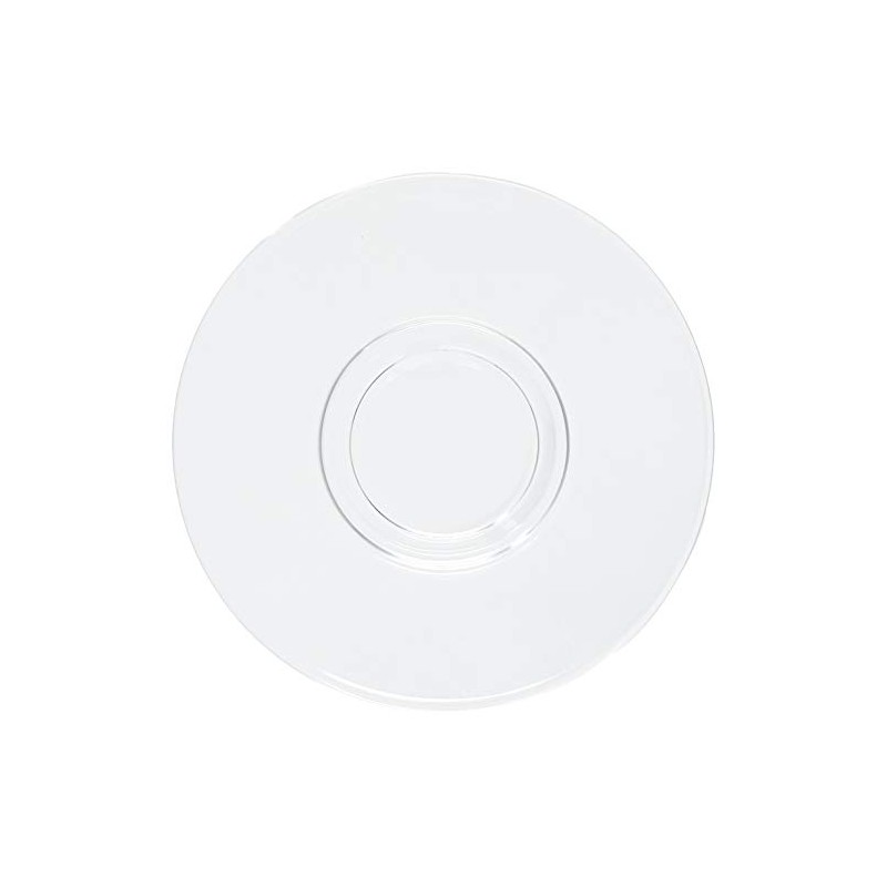 Arcoroc J9827 Voluto Glass Espresso Saucer, 120mm Diameter, Pack of
