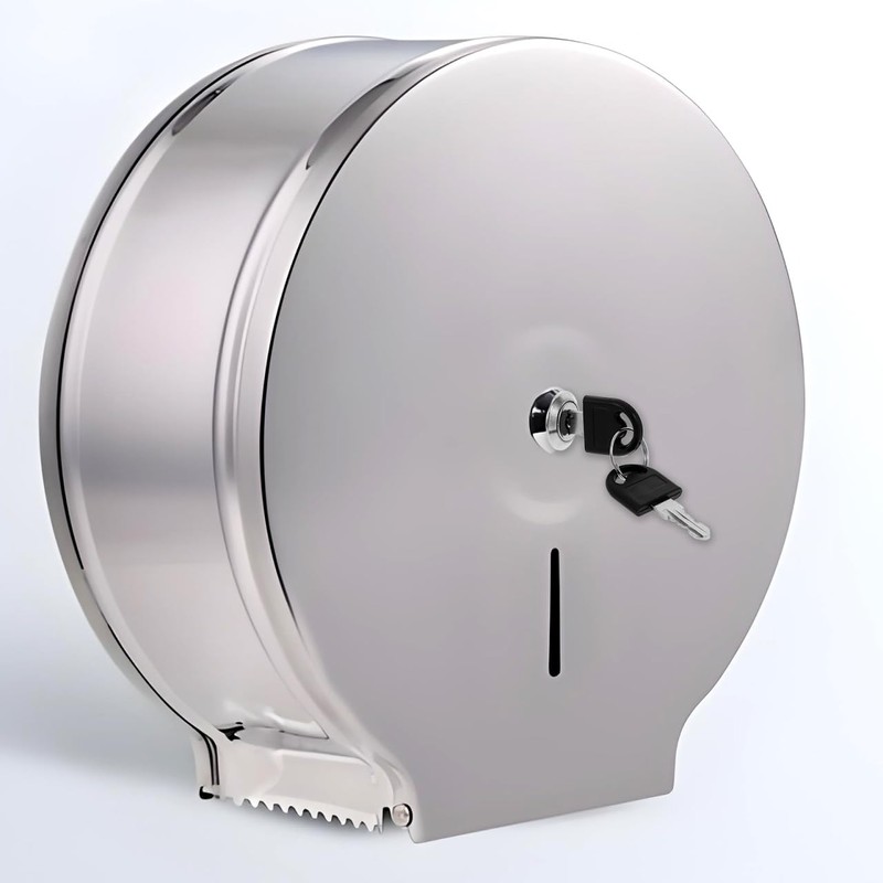 SOLUSTRE Toilet Paper Dispenser Lock and Keys Set Stainless Steel