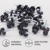 SKIR'CO (Pack of 50) Roofing Bolts, Hex Head 4.8 x
