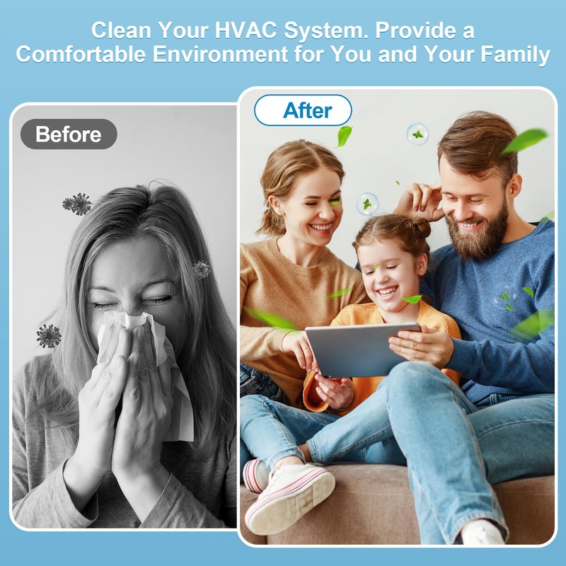 Feeligivin UVC Light for AC System, Air Scrubber Unit for