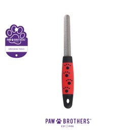 Paw Brothers Diamond Edge Nail File for Small Medium Large Dogs and Cats, Professional Grade, Smoothes and Shapes All Nail Types, Durable Construction, 7 inches