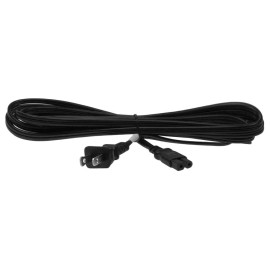 SF Cable IEC320 C7 to NEMA 1-15P 2-Slot Polarized Power Cord, 10 feet - 18 AWG
