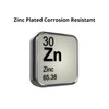 BCP Fasteners 100 Pack #6 x 3/4" Flat Head Zinc